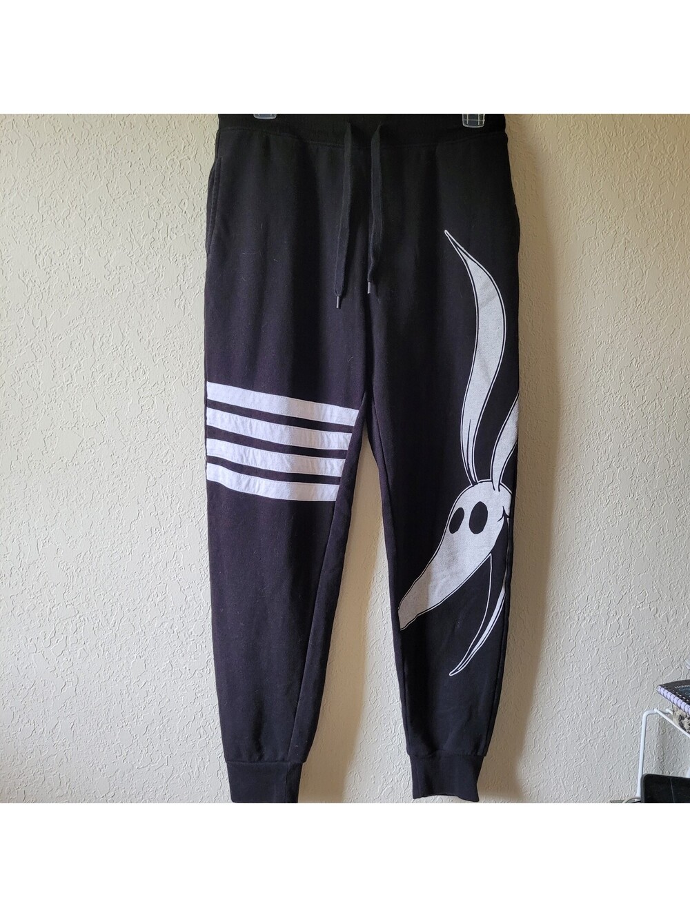 Disney Woman's Med Sweatpants Nightmare Before Christmas- Zero Black Halloween
